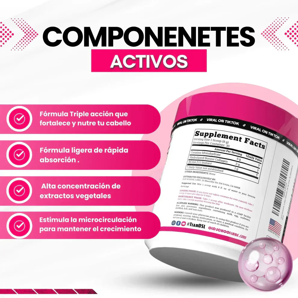 Creatina Monohidratada, Despierta tus musculos, Realza tu belleza