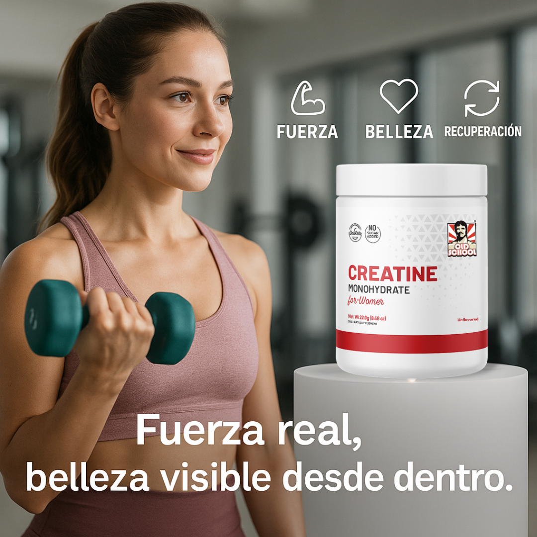 Creatina Monohidratada, Despierta tus musculos, Realza tu belleza